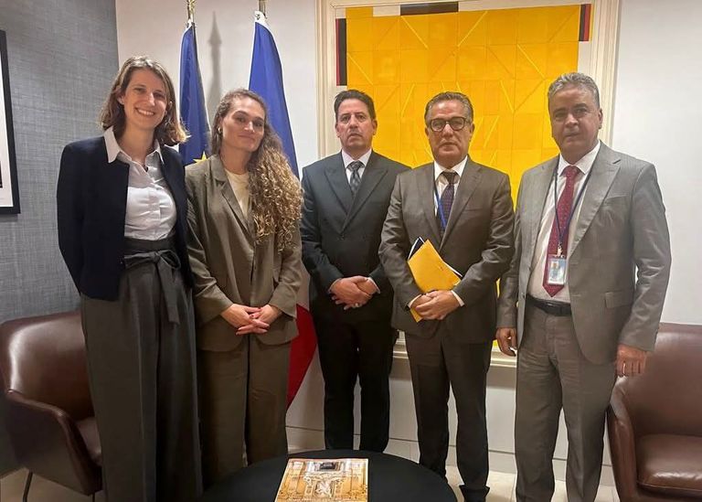 جانب من الاجتماع مع ممثلي المجموعة الأفريقية في نيويورك