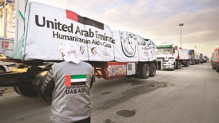 الإمارات تواصل جهودها الإنسانية في غزة