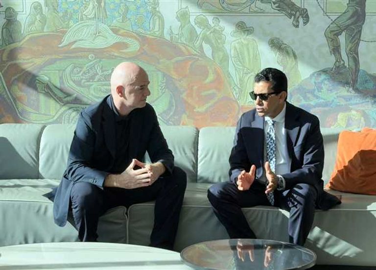 جياني إنفانتينو مع ترامب