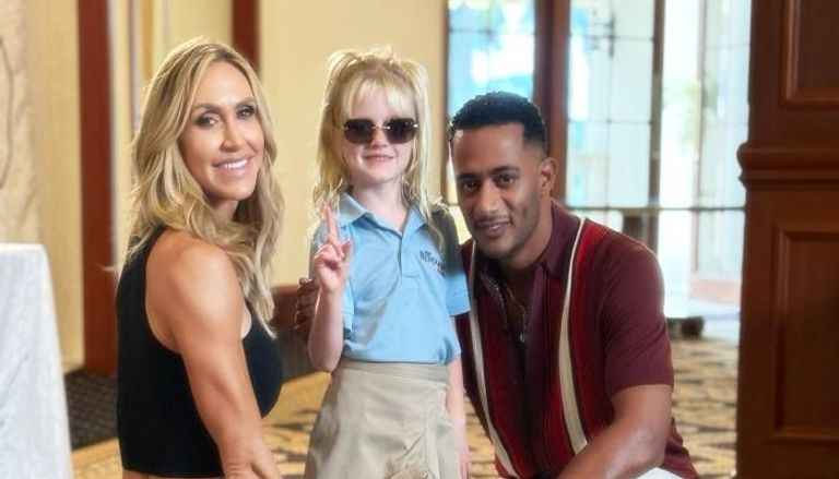 محمد رمضان و لارا ترامب