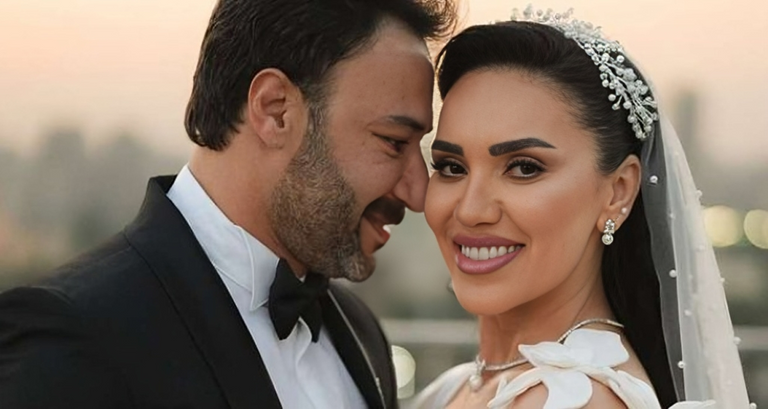 محمد العمروسي والفنانة مي فاروق الفنان محمد العمروسي