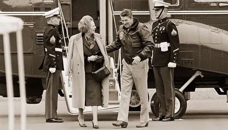 رئيسة الوزراء البريطانية السابقة مارغريت تاتشر