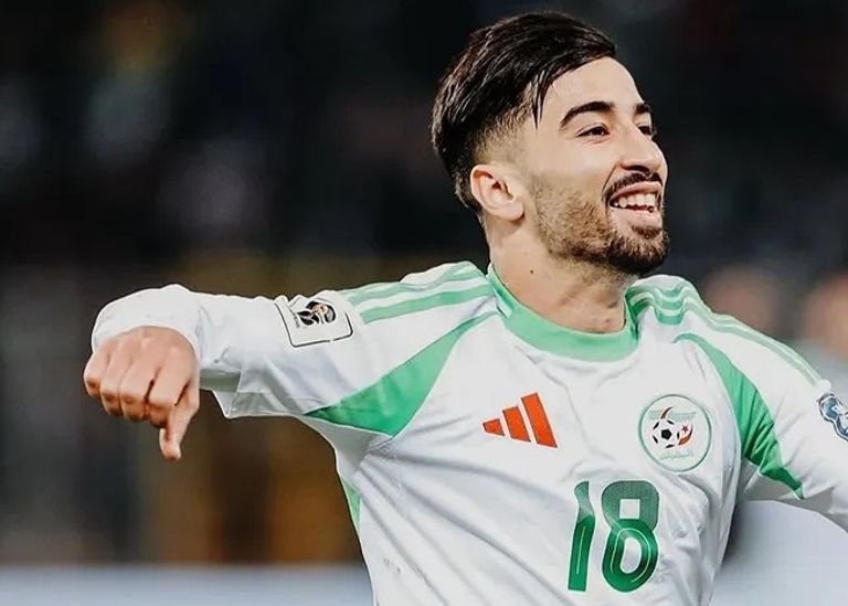 محمد الأمين عمورة منتخب الجزائر