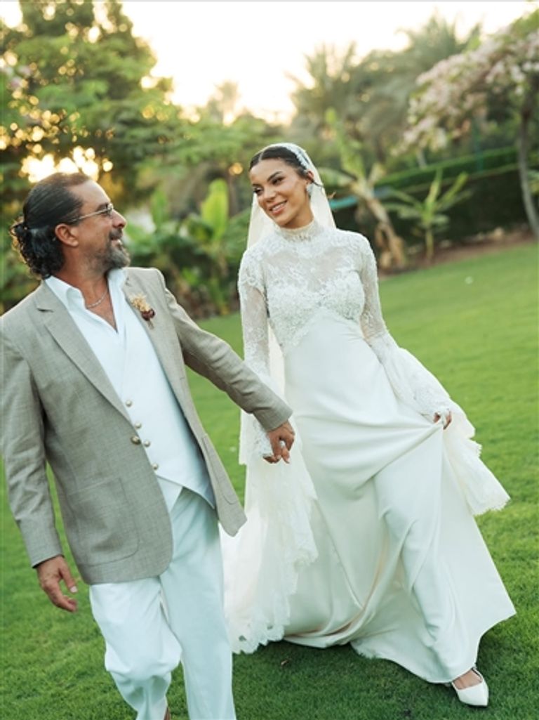 هادي الباجوري يعقد قرانه على هايدي خالد