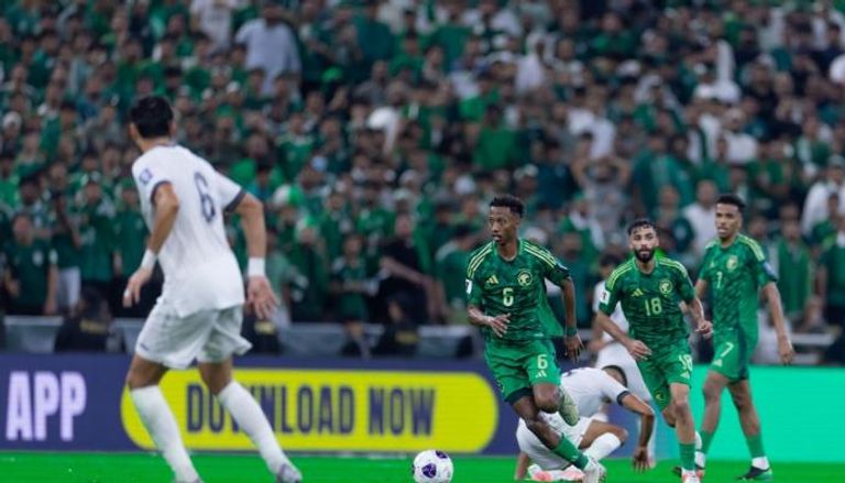 من مباراة السعودية ضد العراق