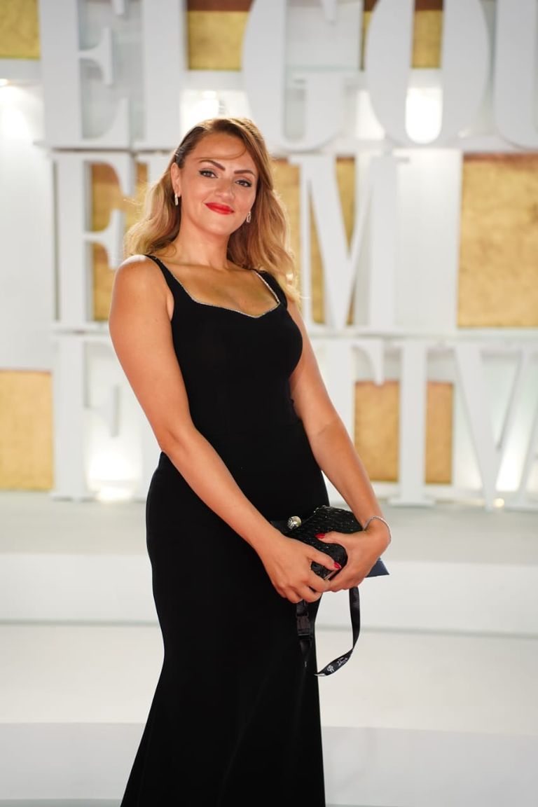 أسماء جلال في مهرجان الجونة