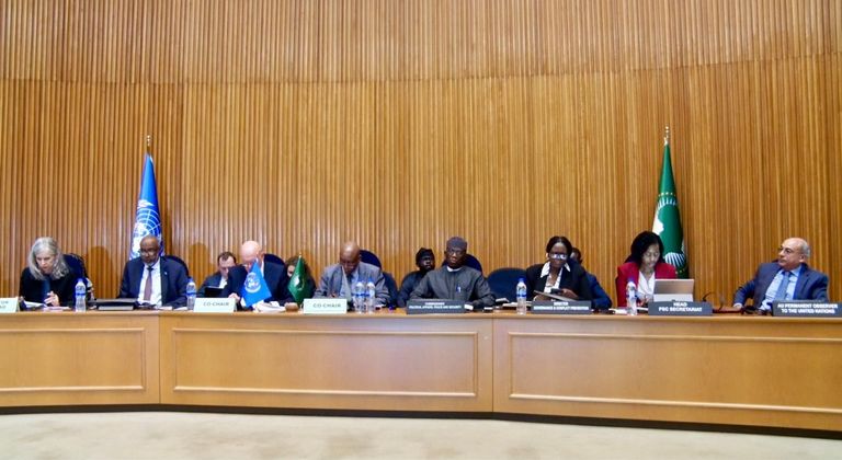 جانب من جلسة المشاورات