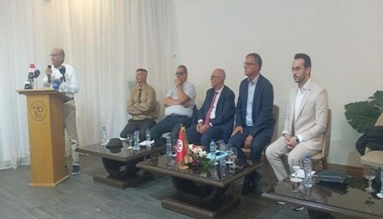 جانب من مؤتمر صحفي للإعلان عن مبادرة «التزام وطني»