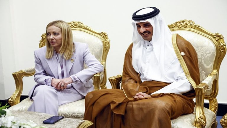 ميلوني وترامب وستارمر