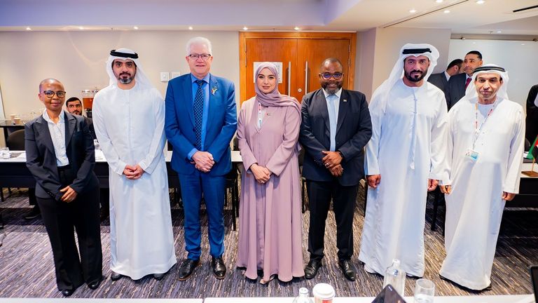 جانب من مشاركة الوفد الإماراتي في اجتماعات وزراء البيئة لمجموعة العشرين