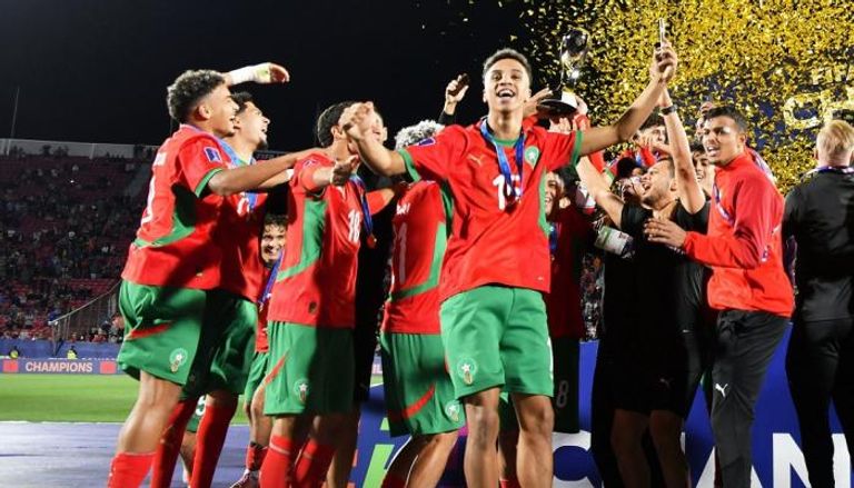 منتخب المغرب بطل العالم للشباب