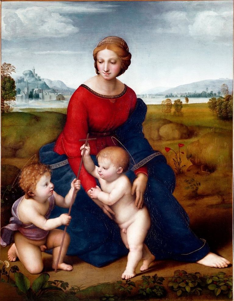 لوحة «مادونا ديلا روزا»