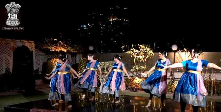 السفير الهندي في مصر وحرمه