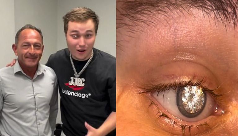 عين صناعية من الألماس بقيمة مليوني دولار عين صناعية من الألماس بقيمة مليوني دولار