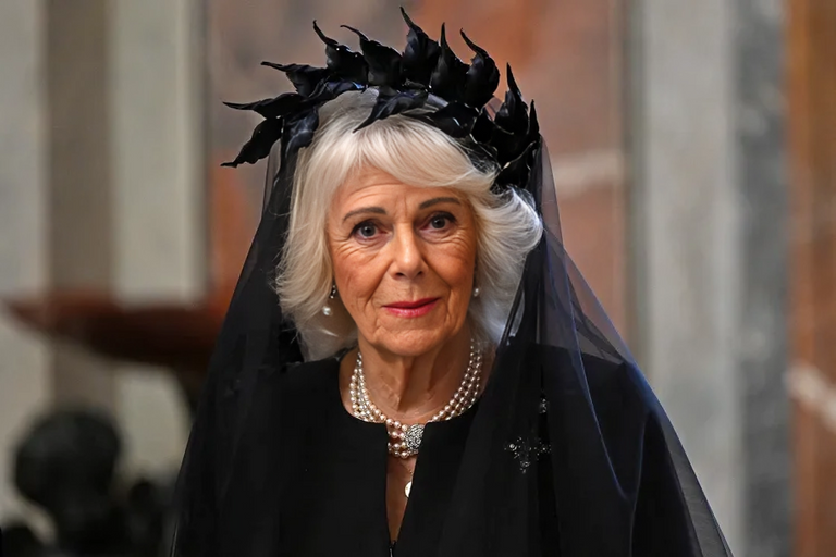 الملكة كاميلا الملك تشارلز والملكة كاميلا في الفاتيكان