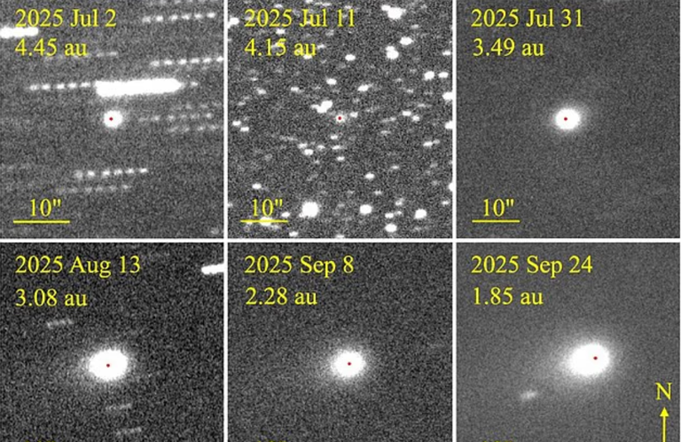 الزائر الكوني الغامض"أطلس 3"، نفذ حركة "مستحيلة" في الفضاء