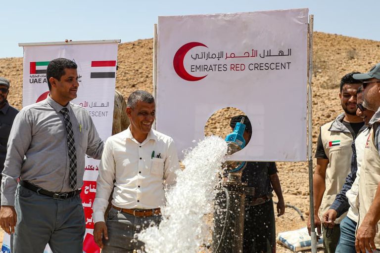 دعم إماراتي للأمن المائي في حضرموت