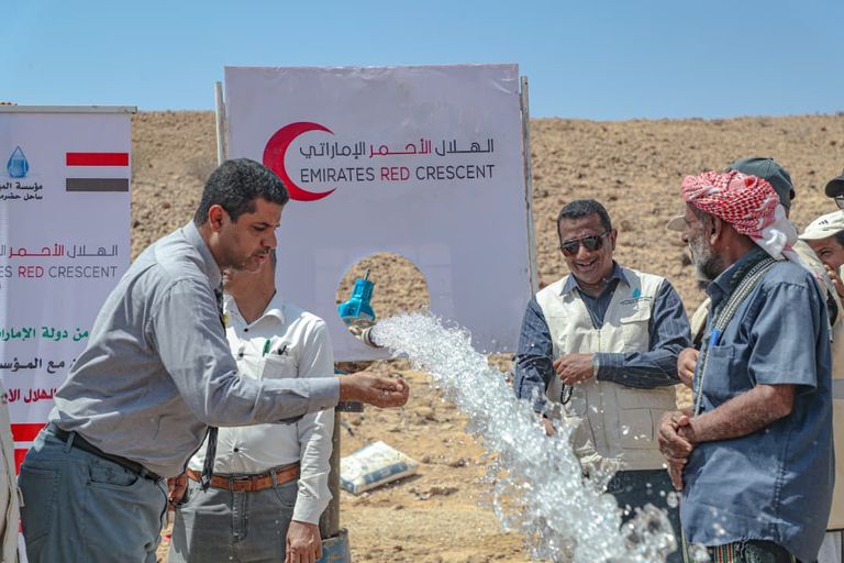 دعم إماراتي للأمن المائي في حضرموت