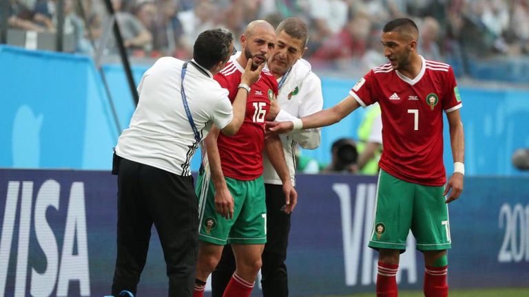 أمرابط وزياش حكيم زياش، نجم منتخب المغرب