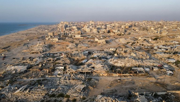 مبانِ دمرتها الغارات الإسرائيلية على غزة - أ ف ب