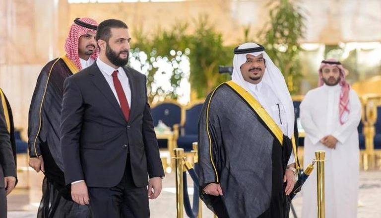الرئيس السوري أحمد الشرع يصل إلى الرياض - واس