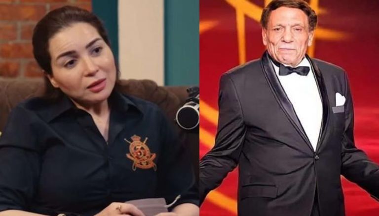 مي عز الدين وعادل إمام