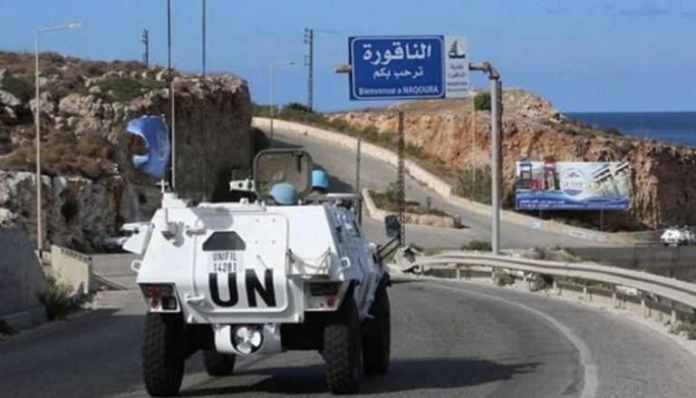 مركبة تابعة لـ«يونيفيل» في الناقورة