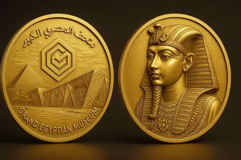 العملات التذكارية المتحف المصري الكبير