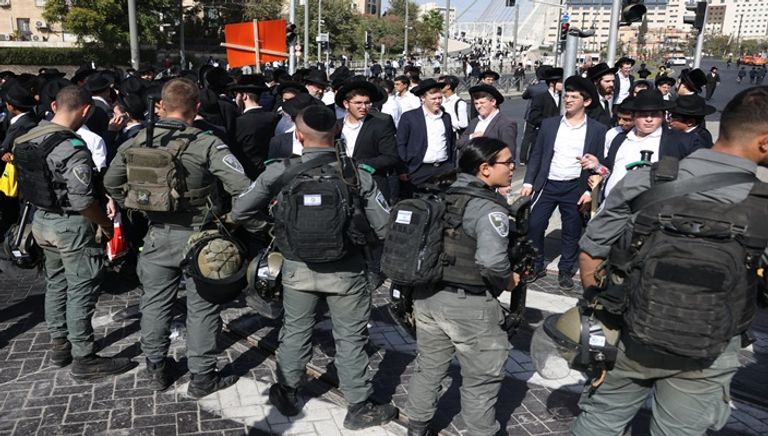 آلاف الحريديم يحتشدون في إسرائيل