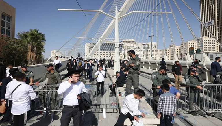 آلاف الحريديم يحتشدون في إسرائيل