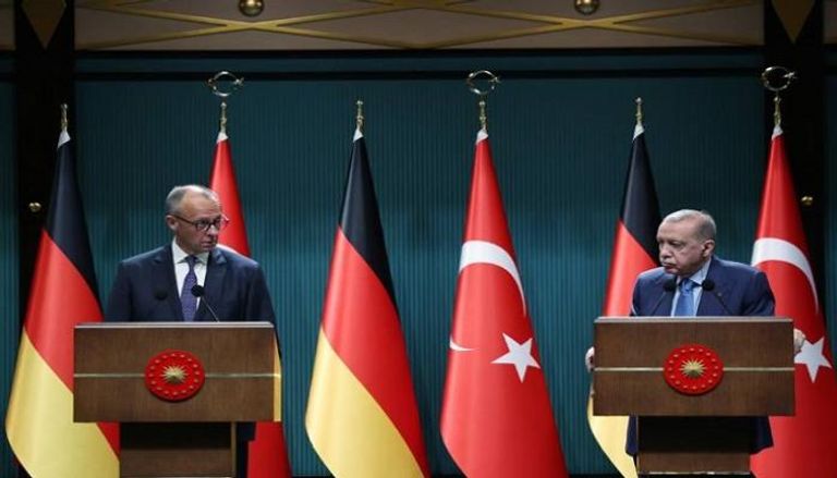 الرئيس التركي والمستشار الألماني