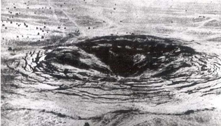 تجربة نووية أمريكية في جزر بيكيني أتول في المحيط الهادي