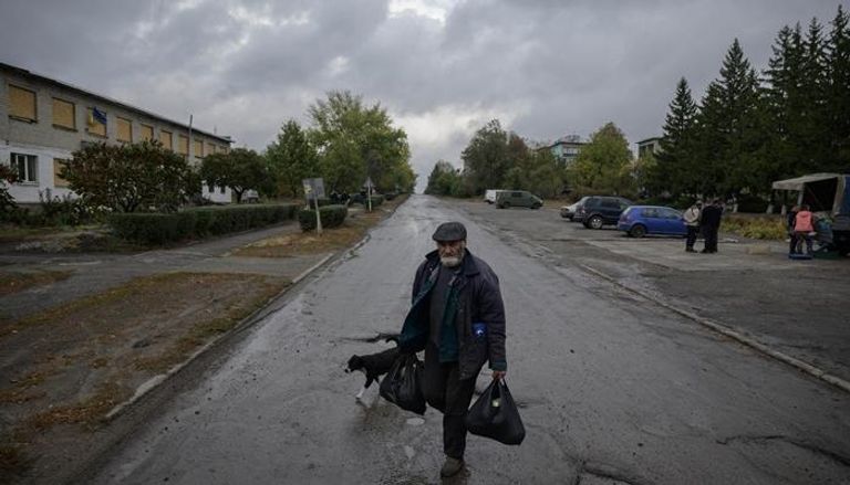 مواطن أوكراني في بوكروفسك