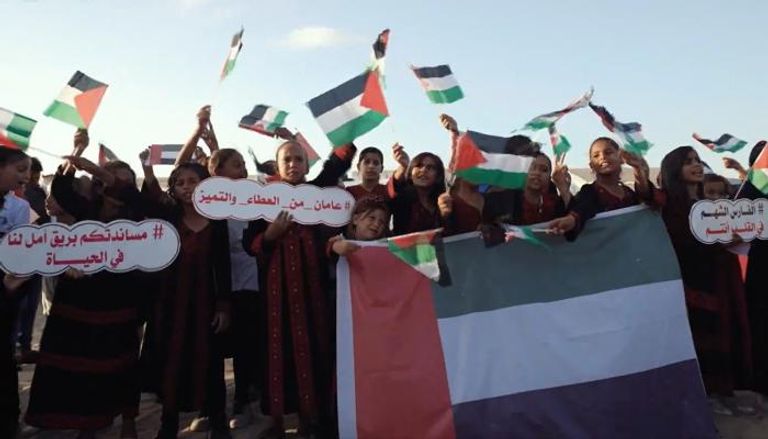 رسالة حب وتقدير من أيتام غزة للإمارات