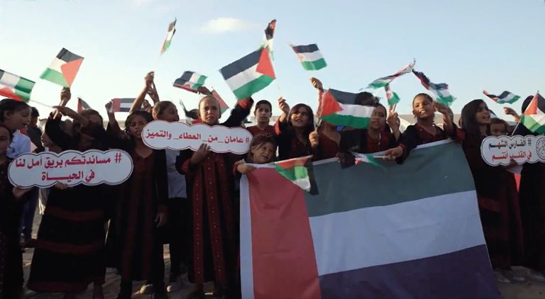 رسالة حب وتقدير من أيتام غزة للإمارات