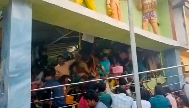 تدافع مميت في معبد بجنوب الهند تدافع مميت في معبد بجنوب الهند