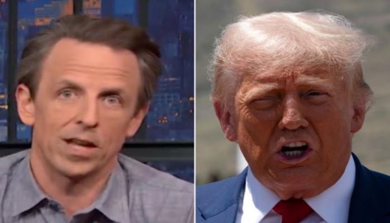 ترامب وسيث مايرز