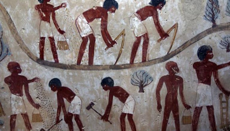 فترة ما قبل الأسرات كانت رطبة مما سمح بزراعة وفيرة