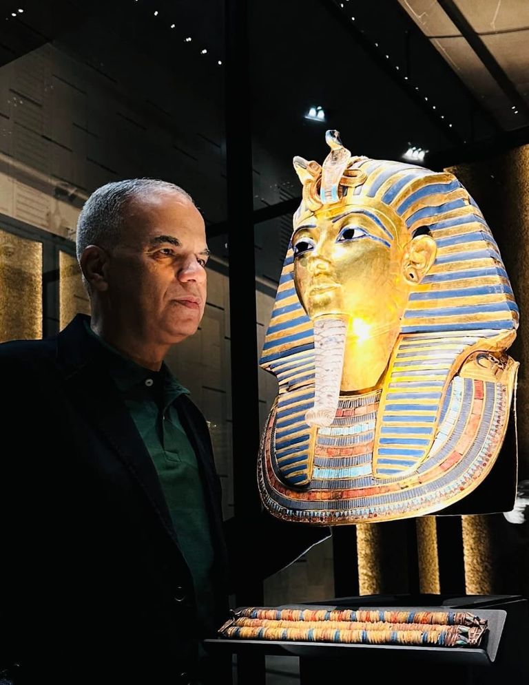 مدير الترميم بالمتحف الكبير