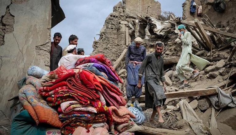 آثار زلزال في أفغانستان-أرشيفية