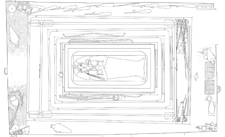 صواني الطين بمقبرة الملك "توت"