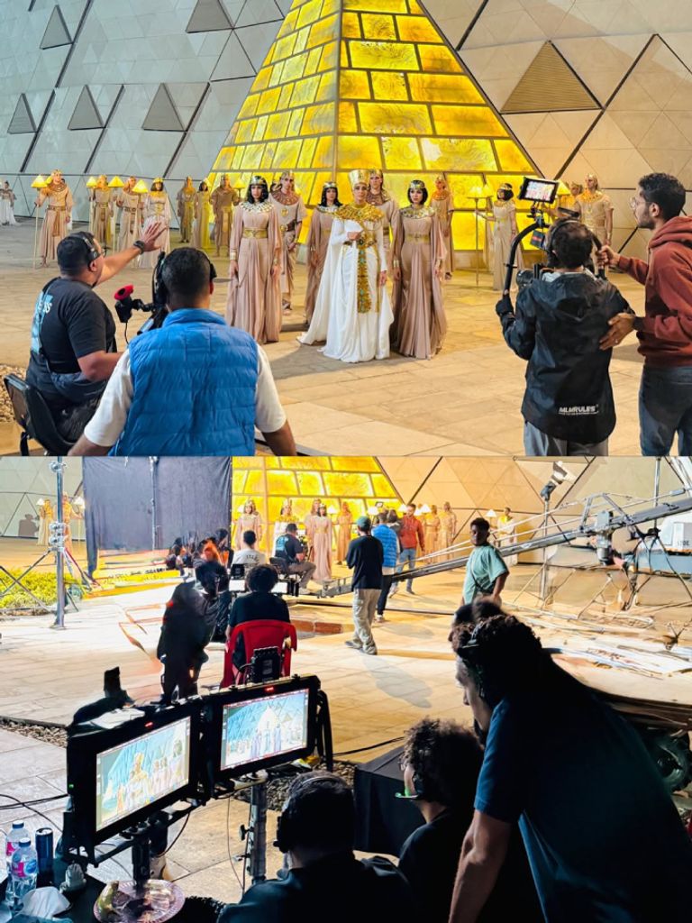 مازن المتجول مخرج حفل افتتاح المتحف المصري الكبير