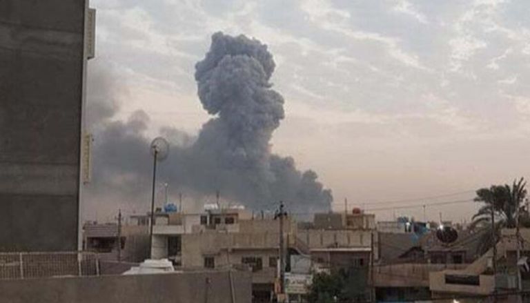 صورة متداولة للانفجار 