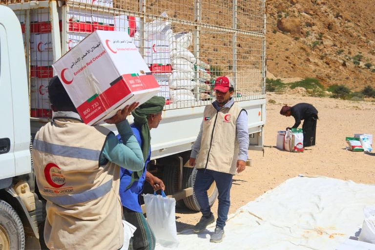 المساعدات الإماراتية إلى اليمن