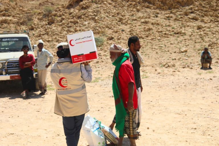 المساعدات الإماراتية إلى اليمن