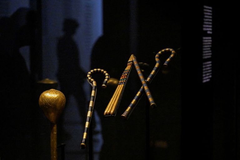 عرض مقتنيات توت عنخ آمون