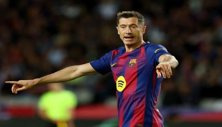 روبرت ليفاندوفسكي نجم برشلونة