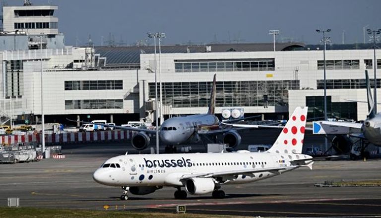 طائرة على مدرج مطار بروكسل-زافينتيم