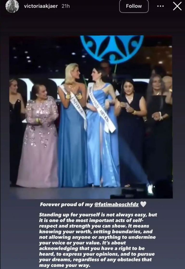 ملكة جمال الكون فيكتوريا ثيلفيغ