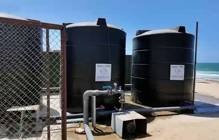 تسيير أكبر قافلة صهاريج مياه لشمال قطاع غزة